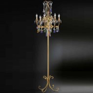 Торшер Beby Group Fruit 112/6FL Satin Gold multi murano Торшер Beby Group Fruit 112/6FL Satin Gold multi murano