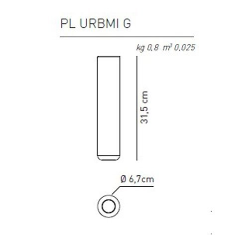 Потолочный светильник Axo Light Urban & Urban mini PL URB MI G NI XX LED Потолочный светильник Axo Light Urban & Urban mini PL URB MI G NI XX LED