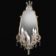 Бра Beby Group Novecento 440/3S Light gold CUT CRYSTAL Бра Beby Group Novecento 440/3S Light gold CUT CRYSTAL