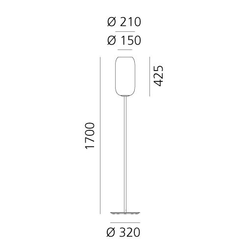 Торшер Artemide Gople 1410050A Торшер Artemide Gople 1410050A