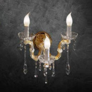 Бра Beby Group Novecento 6306/3A Light gold CUT CRYSTAL Бра Beby Group Novecento 6306/3A Light gold CUT CRYSTAL
