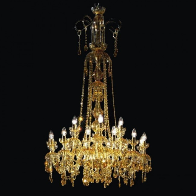 Люстра Italamp 238/12+6 Amber / O / Sw Light Topaz Люстра Italamp 238/12+6 Amber / O / Sw Light Topaz