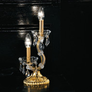 Настольная лампа Masiero Ottocento VE 940 TL2 MT Cut crystal Настольная лампа Masiero Ottocento VE 940 TL2 MT Cut crystal
