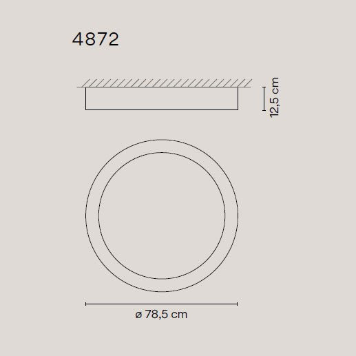 Потолочный светильник Vibia Duo 4872 18 /4A Потолочный светильник Vibia Duo 4872 18 /4A