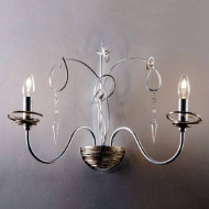 Бра Masca Mozart 1874/A2 Argento patinato Бра Masca Mozart 1874/A2 Argento patinato