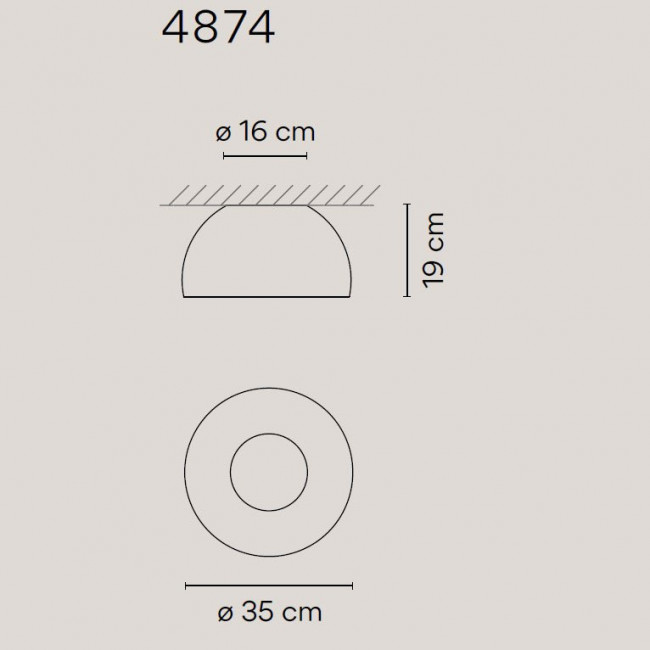 Потолочный светильник Vibia Duo 4874 18 /1B Потолочный светильник Vibia Duo 4874 18 /1B