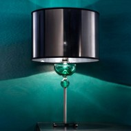 Настольная лампа Euroluce Yncanto LP1 green Настольная лампа Euroluce Yncanto LP1 green