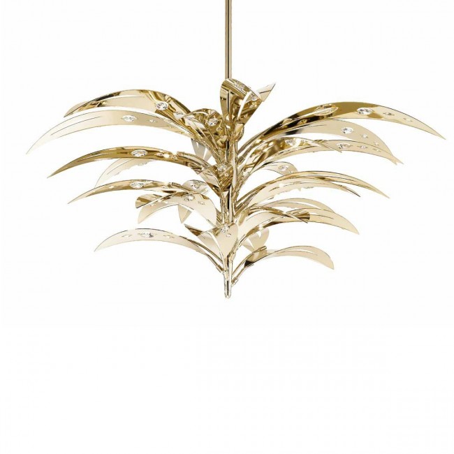 Люстра IDL Crystal Palm 470/18 light gold Люстра IDL Crystal Palm 470/18 light gold