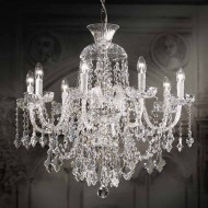 Люстра Beby Group Crystal 7500/8 Chrome HALF CUT Люстра Beby Group Crystal 7500/8 Chrome HALF CUT