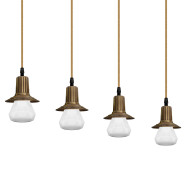 Подвесной светильник FEDE Lighting Milano IV Glass FD1077SPB Подвесной светильник FEDE Lighting Milano IV Glass FD1077SPB