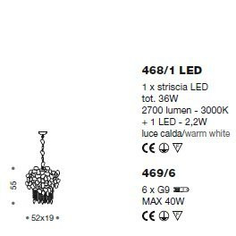 Подвесной светильник IDL Corten 468/1 LED Подвесной светильник IDL Corten 468/1 LED