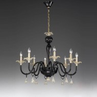 Люстра Vetri Lamp 894/8 Nero Oro Люстра Vetri Lamp 894/8 Nero Oro