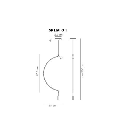 Подвесной светильник Axo Light Liaison SP LIAI G 1 NE OO LED Подвесной светильник Axo Light Liaison SP LIAI G 1 NE OO LED