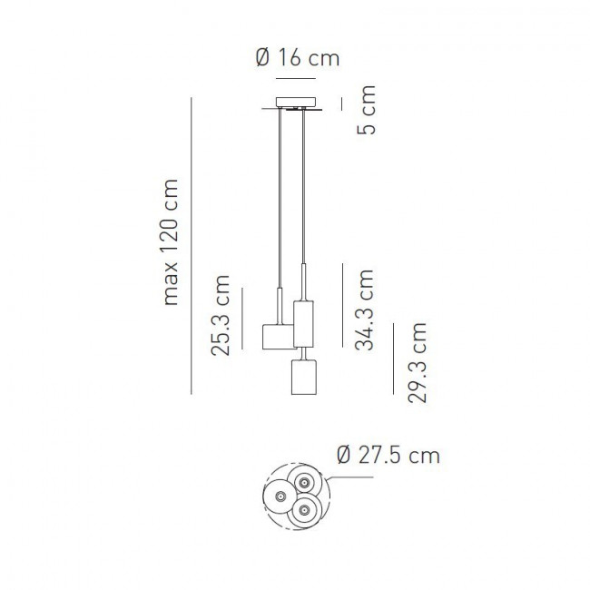 Подвесной светильник Axo Light Spillray SP SPILL 3 SPSPILL3BRCR12V Подвесной светильник Axo Light Spillray SP SPILL 3 SPSPILL3BRCR12V
