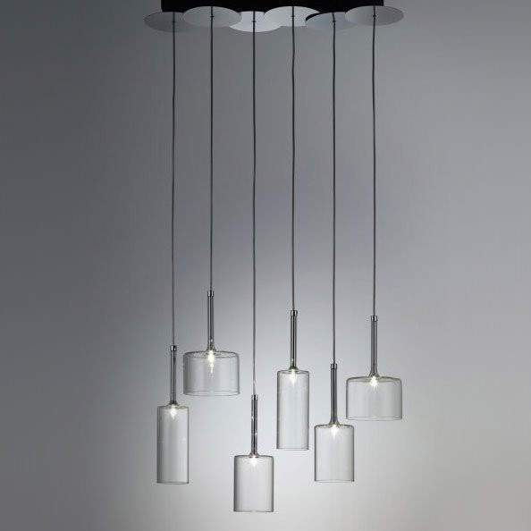 Подвесной светильник Axo Light Spillray SP SPILL 6 Cristallo SPSPILL6CSCR12V Подвесной светильник Axo Light Spillray SP SPILL 6 Cristallo SPSPILL6CSCR12V