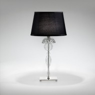 Настольный светильник Italamp 349/LG Transp. / NK / Black shade Настольный светильник Italamp 349/LG Transp. / NK / Black shade