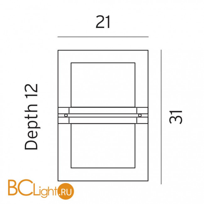 Уличный настенный светильник Norlys Basel 668GA Уличный настенный светильник Norlys Basel 668GA