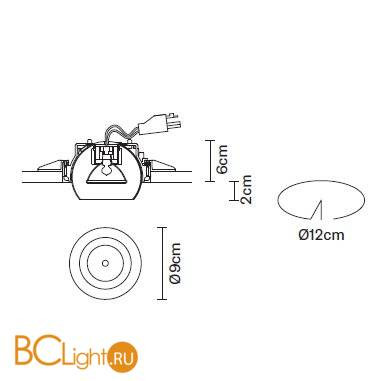 Встраиваемый спот (точечный светильник) Fabbian Tools F19 F41 01 Встраиваемый спот (точечный светильник) Fabbian Tools F19 F41 01