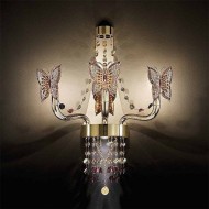 Бра Beby Butterfly 0190A01 Gold SW Blu Violet Бра Beby Butterfly 0190A01 Gold SW Blu Violet