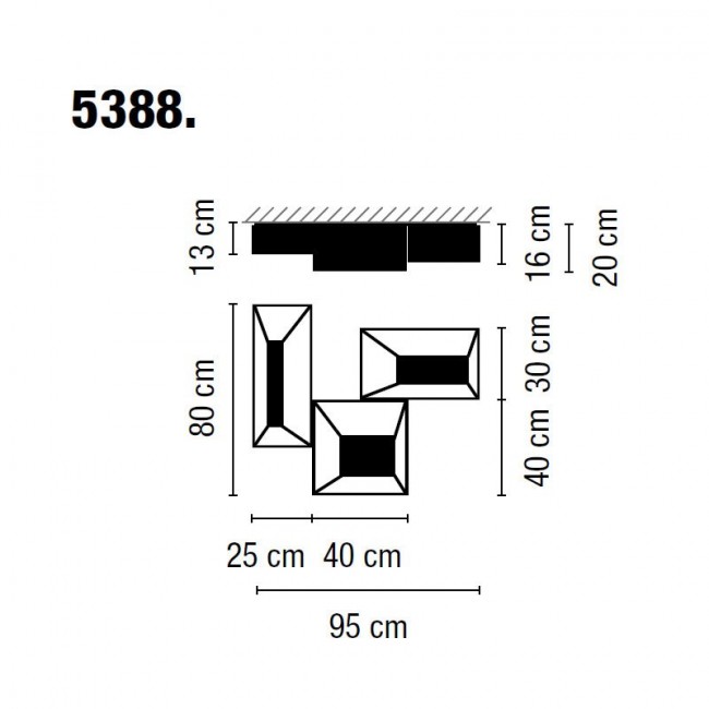 Потолочный светильник Vibia Link 5388 03 (dimmable electronic ballast) Потолочный светильник Vibia Link 5388 03 (dimmable electronic ballast)