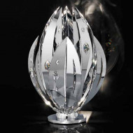 Настольная лампа IDL Crystal Palm 470/3L Chrome Настольная лампа IDL Crystal Palm 470/3L Chrome