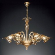 Люстра Vetri Lamp 943/6 Ambrato Люстра Vetri Lamp 943/6 Ambrato