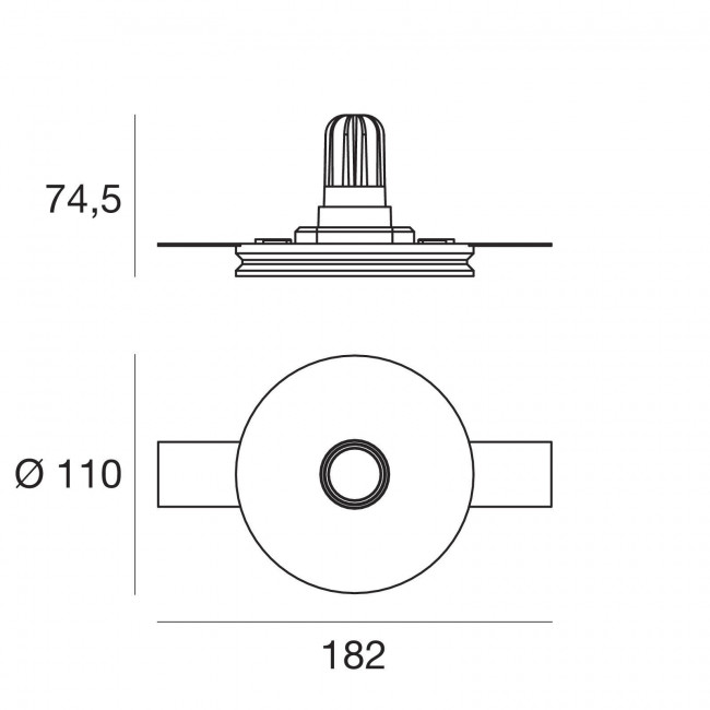Встраиваемый светильник Linea Light Gypsum Coloring 8815 Встраиваемый светильник Linea Light Gypsum Coloring 8815