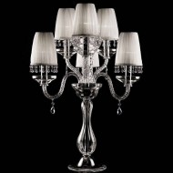 Настольная лампа Beby La Femme 7700L03 Chrome Silver Cortina 595 Swarovski Almond Настольная лампа Beby La Femme 7700L03 Chrome Silver Cortina 595 Swarovski Almond