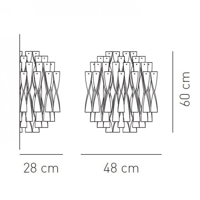 Настенный светильник Axo Light AP AURA BС APAURAXXBCCRE27 Настенный светильник Axo Light AP AURA BС APAURAXXBCCRE27