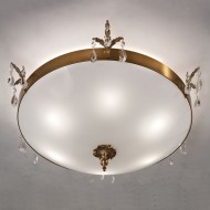 Потолочный светильник Masiero Primadonna PL4 G01 Cut crystal Потолочный светильник Masiero Primadonna PL4 G01 Cut crystal