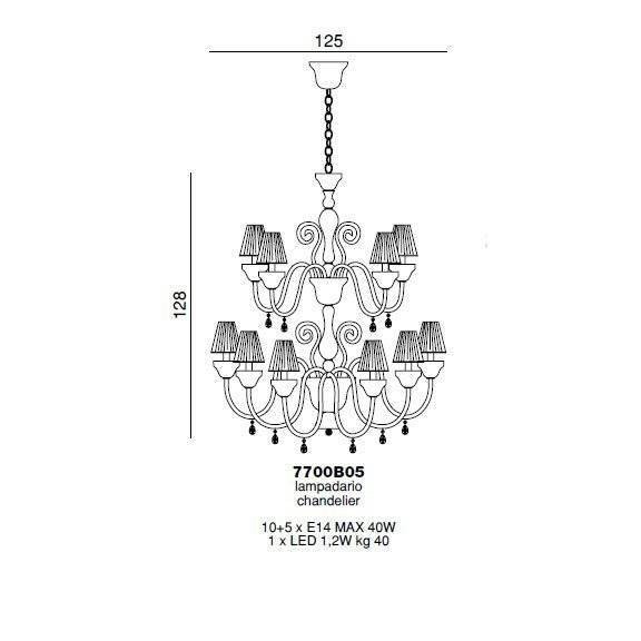 Люстра Beby La Femme 7700B05 Chrome Violet 389 SW Blu Violet Люстра Beby La Femme 7700B05 Chrome Violet 389 SW Blu Violet