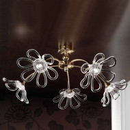 Потолочная люстра Bellart Daisy 3010/PL5L 06/V01 Потолочная люстра Bellart Daisy 3010/PL5L 06/V01