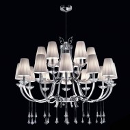 Люстра Beby Prestige 0180B01 Chrome 024 Half Cut Plaque Люстра Beby Prestige 0180B01 Chrome 024 Half Cut Plaque