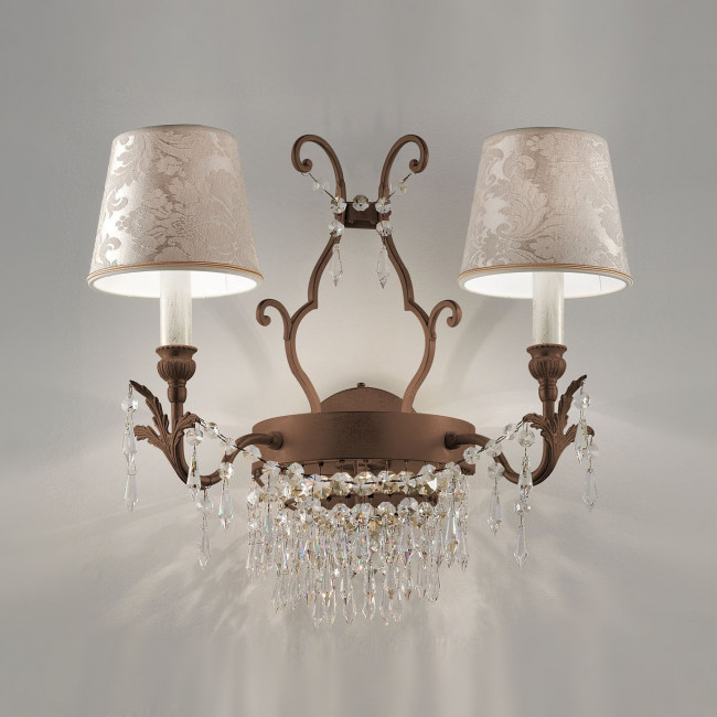 Бра Masiero Glasse A2+1 G01 / DAM/14/IV Swarovski elements Бра Masiero Glasse A2+1 G01 / DAM/14/IV Swarovski elements