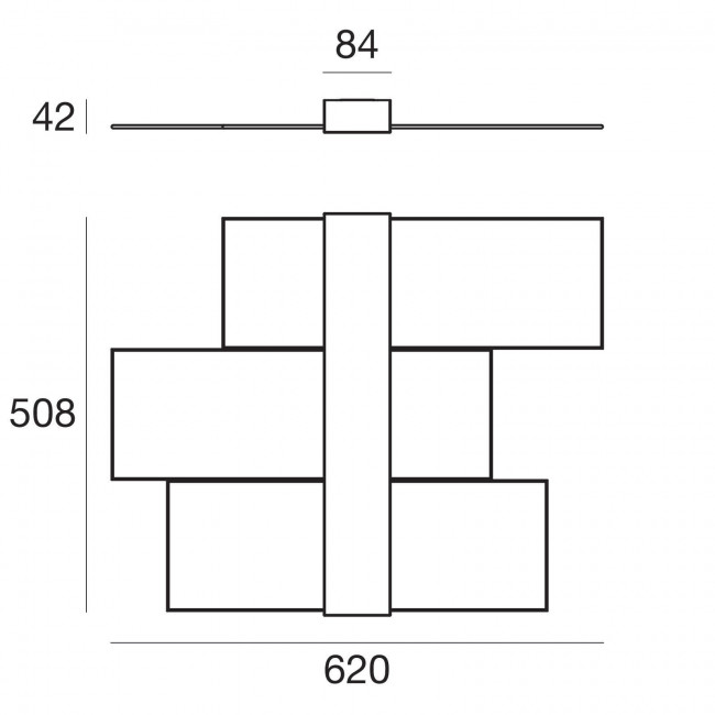 Потолочный светильник Linea Light Triad 90337 Потолочный светильник Linea Light Triad 90337