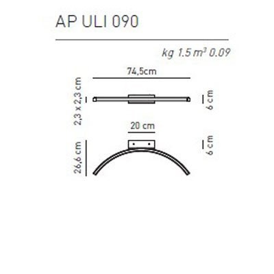 Настенный светильник Axo Light U-Light AP ULI 090 AP ULI 090 LED AN XX Настенный светильник Axo Light U-Light AP ULI 090 AP ULI 090 LED AN XX
