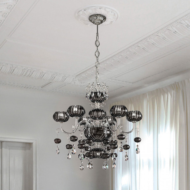 Люстра Masiero Globe 6+1 G04 Cut Люстра Masiero Globe 6+1 G04 Cut