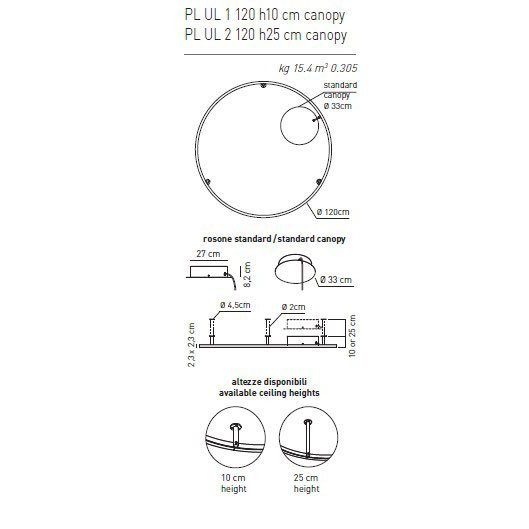 Настенный светильник Axo Light U-Light PL UL 2 120 h25 cm canopy PL UL 2 120 LED RU XX Настенный светильник Axo Light U-Light PL UL 2 120 h25 cm canopy PL UL 2 120 LED RU XX