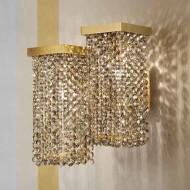 Настенный светильник Masiero Skyline A2 G14 CUT CRYSTAL Настенный светильник Masiero Skyline A2 G14 CUT CRYSTAL