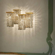 Настенный светильник Masiero Skyline A4 G14 CUT CRYSTAL Настенный светильник Masiero Skyline A4 G14 CUT CRYSTAL